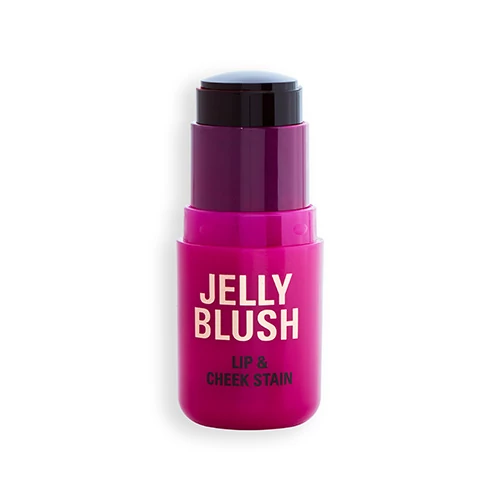 Revolution Jelly Blush Stick Lip and Cheek Stain Cherry Red