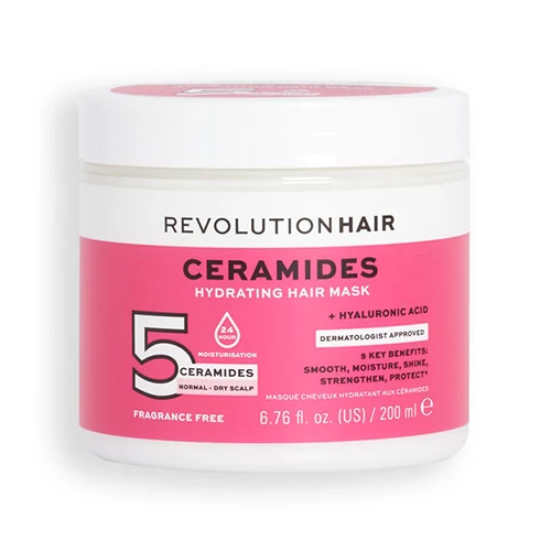 Revolution Haircare 5 Ceramidos + Hialuronsavas Hajmaszk, 200ml